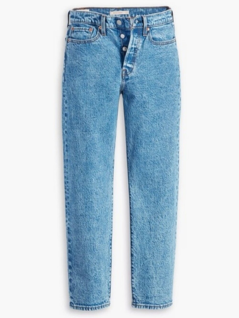 Levi's High-Rise Wedgie Straight Jeans in Blue Size 29x28 Casual Everyday - Picture 4 of 11